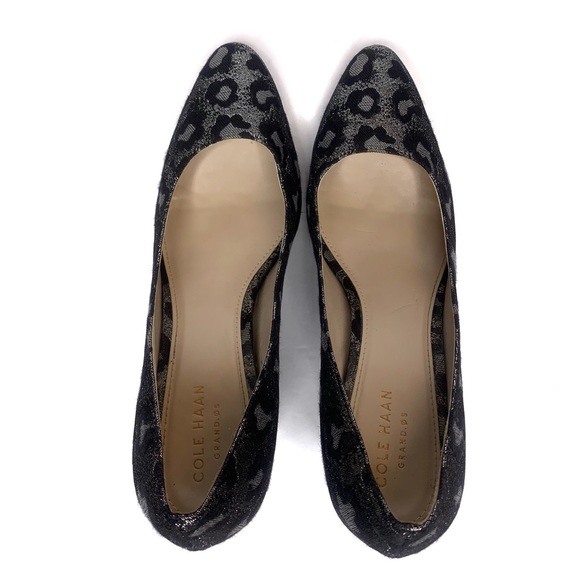 Cole Haan Alanna Metallic Leopard Pumps Size 7 - Picture 7 of 10